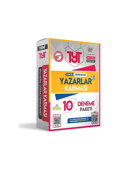 2026 YKS-TYT Yeni Sistem Yazarlar Karması Türkiye Geneli KURUMSAL 10lu Dijital Çözümlü Deneme Paketi