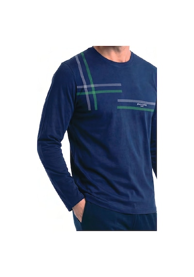 Pierre Cardin 6152 Erkek Uzun Kollu Bisiklet Yaka Pijama Takımı -indigo İndigo Pierre Cardin 6152 Erkek Uzun Kollu Bisiklet Yaka Pijama Takımı -indigo İndigo