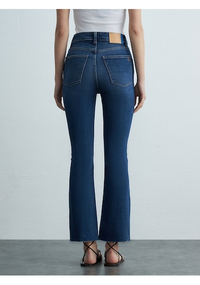 Ltb Lıssy Ispanyol Paça Yüksek Bel Jean Pantolon 010095186216159 55973 Karışık