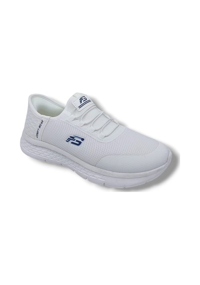 Zerhan Forza 2506 Unisex Beyaz File Yürüyüş Koşu Çorap Model Spor Ayakkabı Beyaz