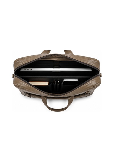 Levano Leather Hakiki Deri Erkek Laptop Ve Evrak Çantası Vizon 40x30x7 Cm Çok Bölmeli Fermuarlı İş Çantası Kahverengi Levano Leather Hakiki Deri Erkek Laptop Ve Evrak Çantası Vizon 40x30x7 Cm Çok Bölmeli Fermuarlı İş Çantası Kahverengi