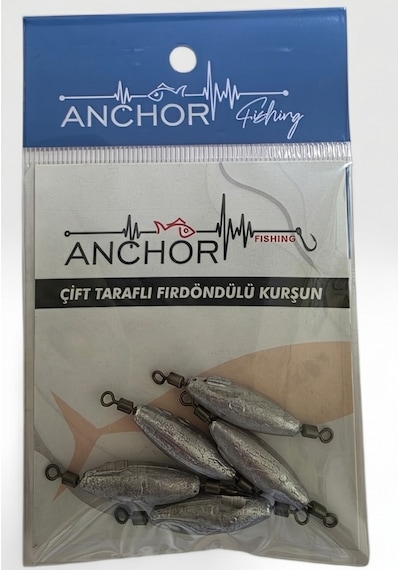 Anchor Çift Taraflı Fırdöndülü Carolina Sistem Lrf Kurşunu 1 Gr 1 Paket