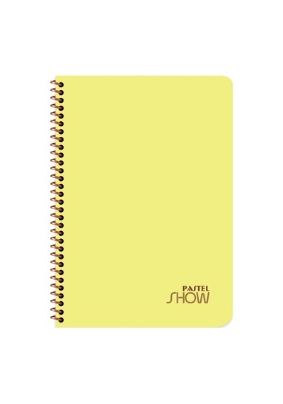 Keskin A4 96 Yp.kar. Pp Kp.spiralli Pastel Show Defter Çok Renkli
