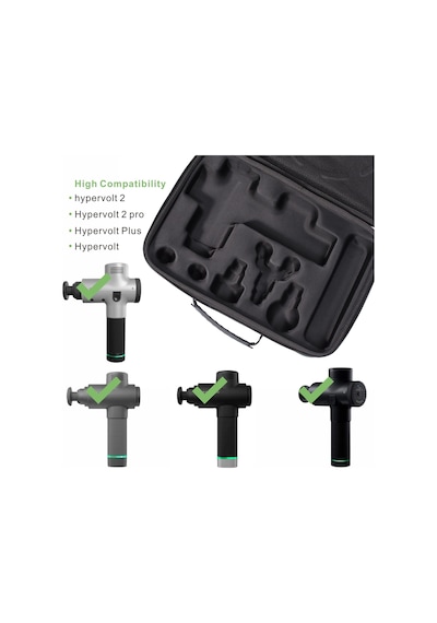 Hyperice Hypervolt 2 Pro / Hypervolt 2 Hyperice Hypervolt 2 Pro Masaj Aleti İçin Su Geçirmez Darbeye Dayanıklı Taşıma Çantası