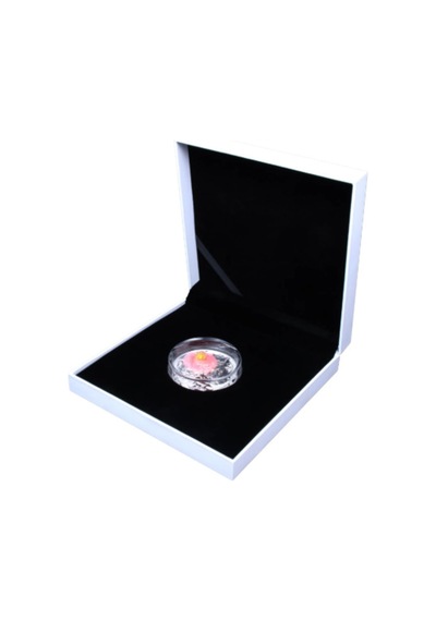 Agakulche Şakayık Çiçeği Gümüş Sikke Coin