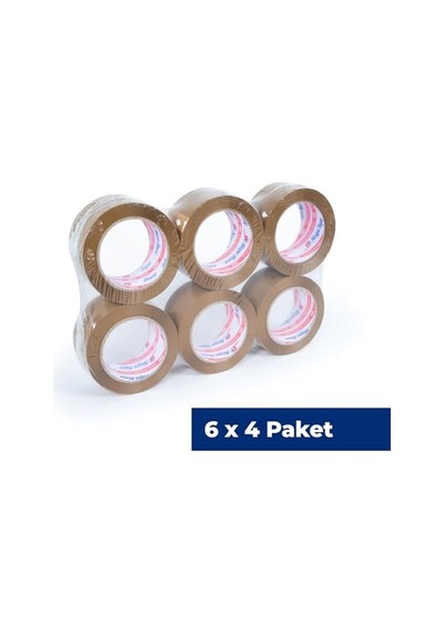 Nuga 45 Mm X 100 Mt Kahve Taba Koli Bandı 24 Adet