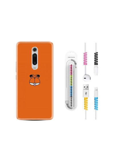 Xiaomi Mi 9T Kılıf +Kablo Koruyucu Garfi 1733