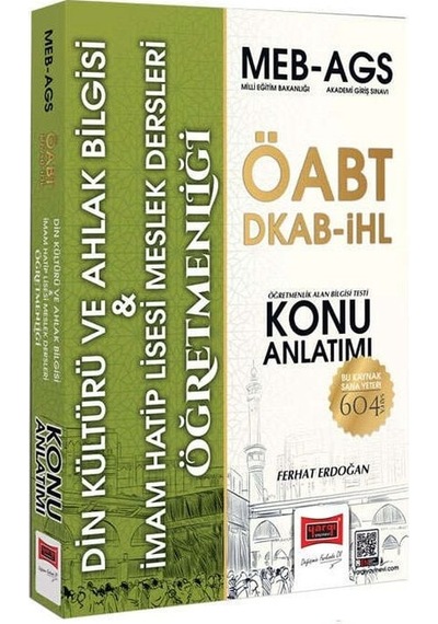 Yargı Öabt Meb-ags Din Kültürü Ve Ahlak Bilgisi, İmam Hatip Lisesi Öğretmenliği Konu Anlatımı - Ferhat Erdoğan Yargı Yayınları