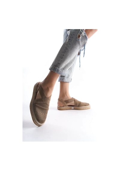 Trendella Kadın Vizon Espadril Ayakkabı Tr19my01d Kırmızı