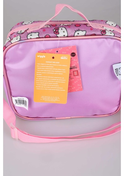 X Dekomus Lisanslı Hello Kitty Tek Bölmeli Küçük Boy Anaokul,kalem Ve Beslenme Çantası,beslenme Kabı,matara Seti Altın