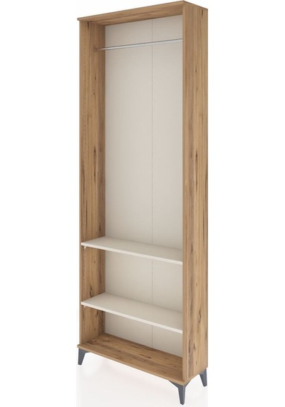 Arges Dolap 2 Raflı Tek Askılı 88x30x243 Çam-aytaşı Atlas Çam