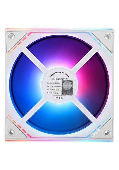 Thermalright Tl-m12w-s Beyaz Argb 120mm 3 Lü Kasa Fanı Fan 120mm