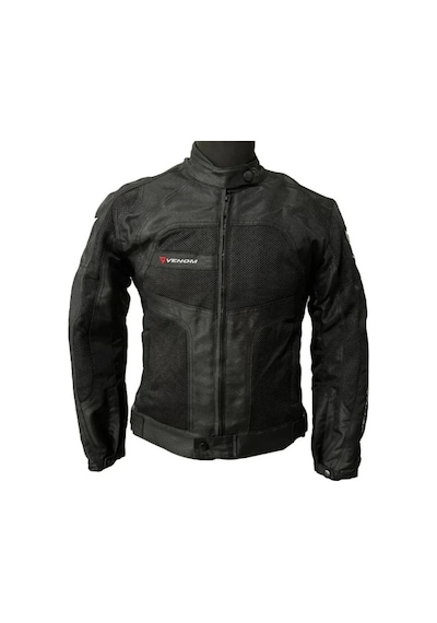 Venom Motosiklet Mont Erkek Siyah Dynamic Montu 4 Mevsim Bir Beden Büyük Tercih Ediniz