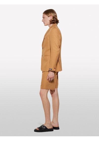 Sisley Pamuk Yırtmaç Detaylı Regular Fit Bermuda Şort Erkek Kahverengi Şort - 325p4gj0s9018 Kahverengi