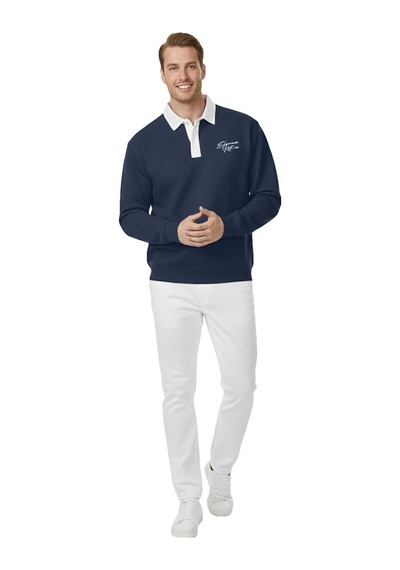 Deepsea Erkek Lacivert Relax Fit İçi Polarlı Polo Yaka Sweatshirt Pamuklu Kalın Sweatshirt 2600762 Lacivert Deepsea Erkek Lacivert Relax Fit İçi Polarlı Polo Yaka Sweatshirt Pamuklu Kalın Sweatshirt 2600762 Lacivert