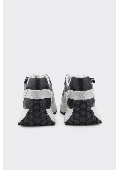 Derinet Yüksek Taban Kadın Sneaker Beyaz Laci Beyaz Laci