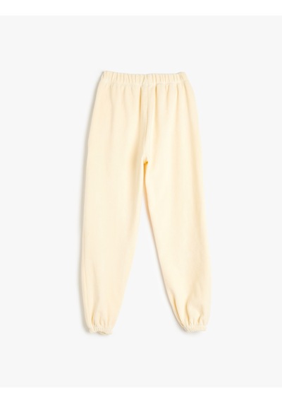Koton Basic Jogger Eşofman Altı Beli Lastikli Ekru 5wkg40096ak Ekru Koton Basic Jogger Eşofman Altı Beli Lastikli Ekru 5wkg40096ak Ekru