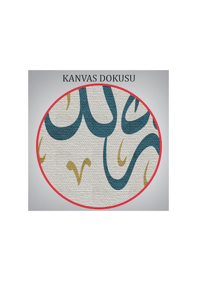 Allah'tan Başka İlah Yoktur Hz Muhammed Onun Kulu Ve Elçisidir Yazılı Kanvas Tablo