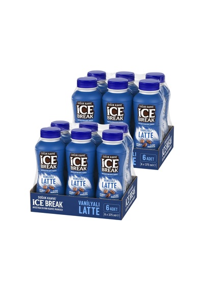 Ice Break Vanilyalı Latte 375 Ml 12 Li Hazır