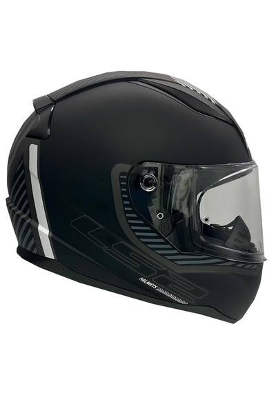 Ls2 Rapıd 2 Extra Full Face Motosiklet Kaskı Mat Siyah - Gri