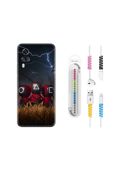 Vivo Y51 Kılıf Kablo Koruyuculu Game 1807