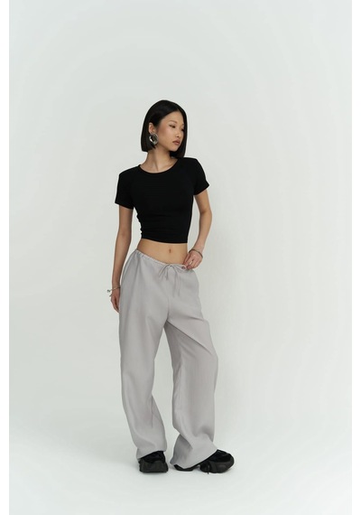Mai Collection Mai Studios Co. Paris Gri Basic Pantolon Gri