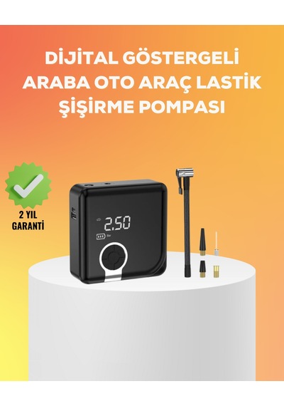 Çok Fonksiyonlu Akıllı Lastik Şişirme Cihazı