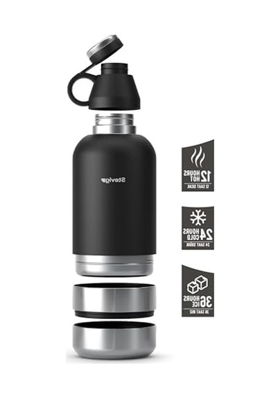 4 Multi-cup Çelik Termos 1,9 Lt. Black St-212 Açık Beyaz