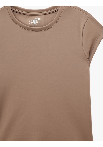 Koton Slim Fit Bisiklet Yaka Kısa Kollu Spor Tişört Vizon 6sak10340nk 59x