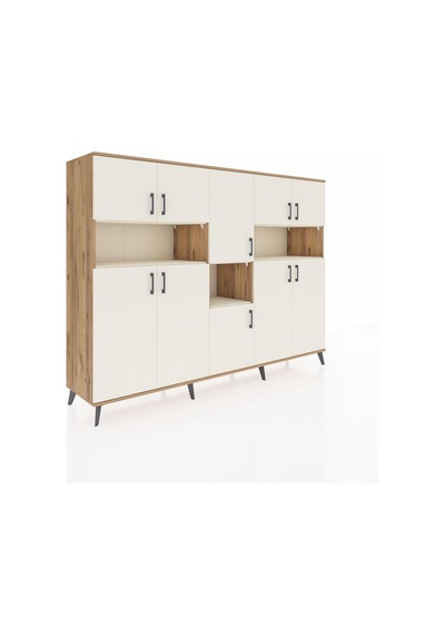 Hyperion Dolap 14 Raflı 10 Kapaklı 220x44x163 Çam-aytaşı Çam-aytaşı Hyperion Dolap 14 Raflı 10 Kapaklı 220x44x163 Çam-aytaşı Çam-aytaşı