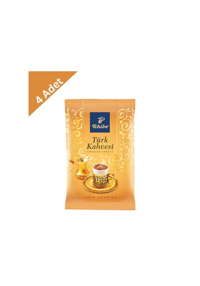 Tchibo Türk Kahvesi 100 G X 4 Adet - Geleneksel Ve Taze Kavrulmuş Lezzet Diğer