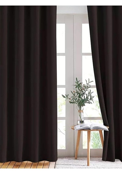 Cortibo Blackout Karartma Fon Perde Füme, 150 X 200