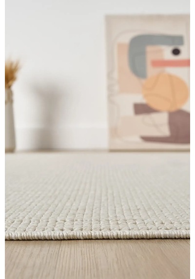 Seyran Halı Loopy 622 Krem %50 Polyester - Polipropilen Yolluk