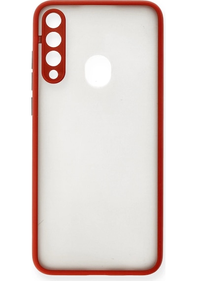 Newface Huawei Y6p Kılıf Montreal Silikon Kapak Semeglbl - 87 - Kırmızı