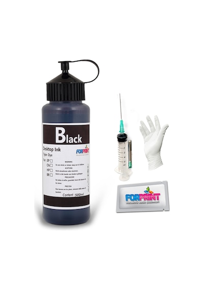 Epson Uyumlu 664 500 ML Siyah Mürekkep- L382 L350 L365 L565 L3060