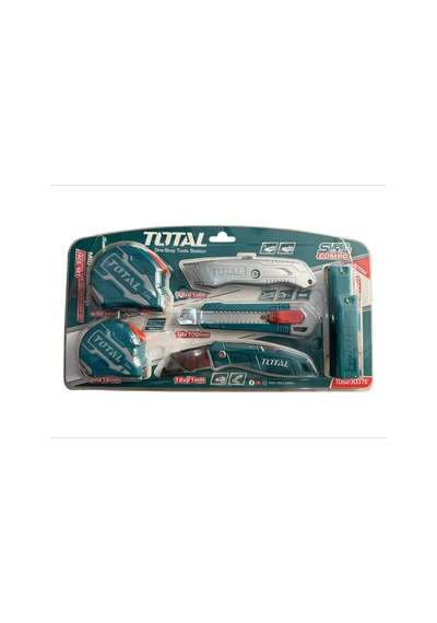 Total Maket Bıçağı Ve Metre Seti 5-3 Metre 3 M