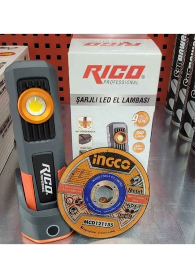 Rıco Şarjlı Led El Lambası 420 Lm