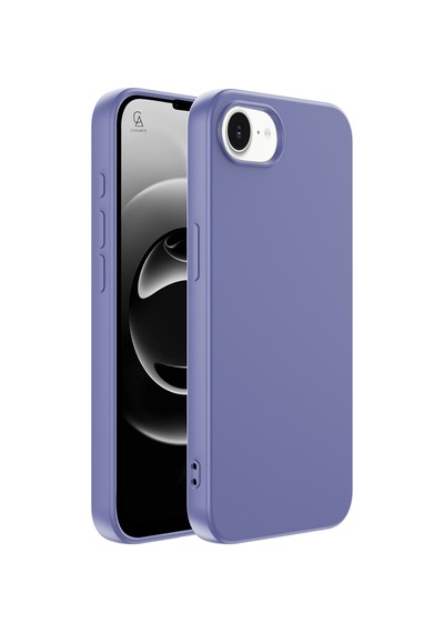 Apple iPhone 17e Uyumlu Içi Kadife Lansman Kılıf Ve Temperli Cam Ekran Koruyucu Lila