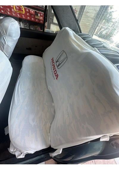 Honda Baskılı Oto Servis Kılıfı Beyaz Beyaz