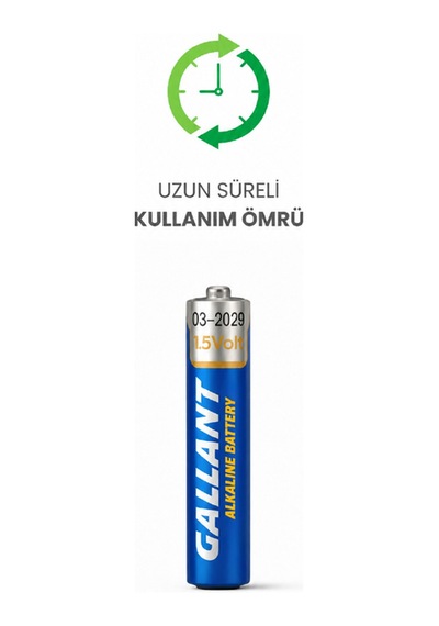 Aaaa Pil 1.5v Alkalin Tablet Kalemi Pili Lenovo Huawei Asus Dell Surface Pro Uyumlu 8'li Ekonomik Paket Yeni Tarih 2029