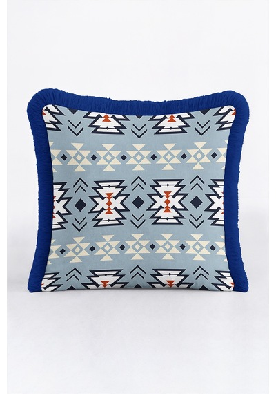 Boho Etnik Geometrik Desenli Saçaklı Yastık Kılıfı-aztek Mavi Lacivert Saks Püsküllü Kırlent Kılıfı Serin Lagün Ritüel Boho Etnik Geometrik Desenli Saçaklı Yastık Kılıfı-aztek Mavi Lacivert Saks Püsküllü Kırlent Kılıfı Serin Lagün Ritüel