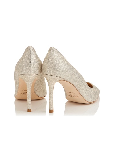 Jimmy Choo Şık Deri Yüksek Topuklu Stiletto Ayakkabı Acı Kahverengi