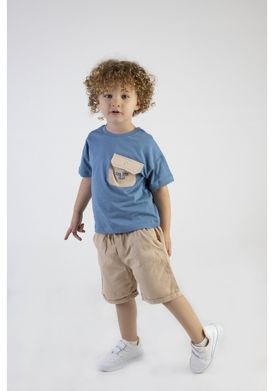 Harika Kids Erkek Çocuk Cool Boys Baskılı-gardin Pantalon Alt Üst Takım 001