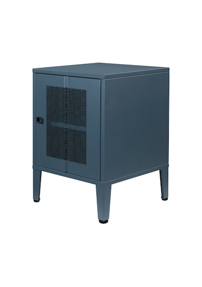Lande Ziglat Serisi Perfore Kapaklı Metal Dolap Antrasit Gri Ral 7016 450x490x450 Mm Gri-beyaz