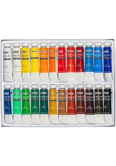 Bigpoint Akrilik Boya Seti 12Ml Tüp 24 Renk