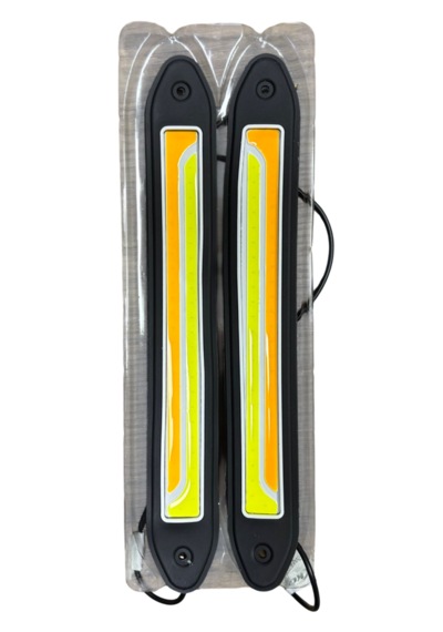 Gündüz Farı 12v Beyaz Elastik Cob Led Turuncu Sinyalli 26 Cm Kgn 0806053 Cob Led