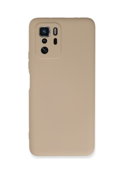 Xiaomi Poco X3 Gt Uyumlu Kılıf Nano İçi Kadife Silikon - Pudra