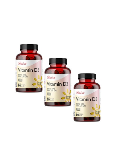 Balen D3 450 MG Vitamin 3 x 60 Kapsül