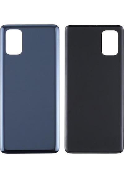 Samsung Uyumlu Galaxy M51 Logolu Arka Pil Kapağı, Lens Hariç