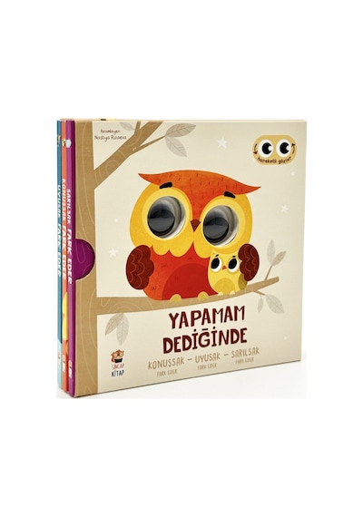 Sincap Kitap Yapamam Dediğinde 3'lü Kitap Seti Duygusal Gelişim Bebek Hikâye Kitabı 0-2 Yaş